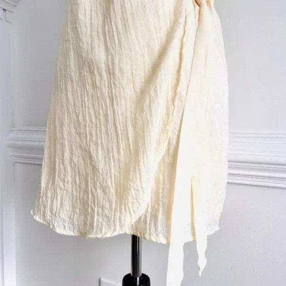 Altar’d State Cream Super Soft Lightweight Side Tie Sundress ~ Size Large - Picture 4 of 8